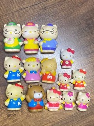 絕版 Sanrio Hello Kitty 人形 指人形 塑膠公仔