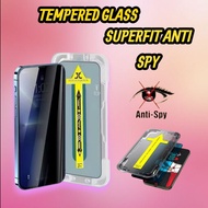 LAYAR Tempered Glass Superfit Anti Spy Samsung A74 A90 A91 F12 F15 F16 F22 F23 F32 F41 F42 4g 5g Ant