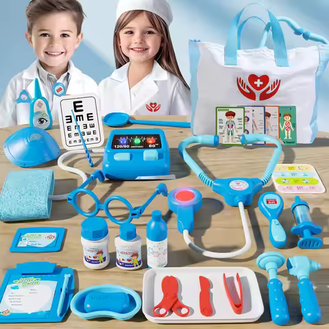 37-Piece Children's Role-Playing Set, Pretend Play Doctor Toys, Unisex, Multiplayer Party Game Toys,
