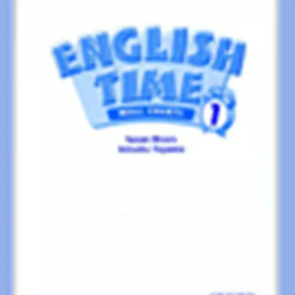 Wall Charts : English Time 1