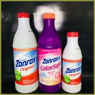 ﹊ ✔ ∈ Zonrox Original Bleach 500ml & 250ml , Zonrox Color Safe 450ml