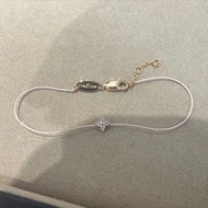 Redline法國紅繩四葉草手鍊女小粉繩手鍊小衆高級感編織輕便順豐包郵