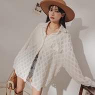 IN SHOP White Heart Diamond Shirt-Total 1 Color [KT223410】
