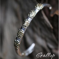 Iron head Shop Takahashi Iron head goros Eagle head Point Gold Bracelet Five Big Roses Sterling Silv