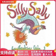 Liao Caixing Book Sheet Silly Sally Walking Upside Down Girl Children Enlightenment English Picture 