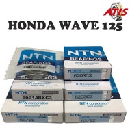 NTN HONDA WAVE 125 ( 6pcs/Set-C3 ) 100% ORIGINAL Made In JAPAN Motorcycle Engine Gearbox & Crankshaf