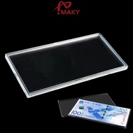 FSSG Commemorative Banknote Hard Plastic Sleeve Storage Box Hard Clip Currency Protective Cover Pape