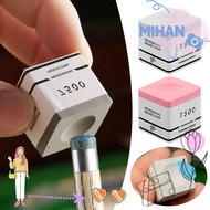 MIHAN TP7500 Billiard Chalk, Pink/Grey Square Snooker Neutral Pool Chalk,  Non-slip Fine Powder Bill