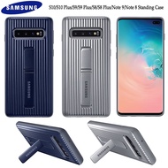 Samsung Galaxy S10 S8 S9 Plus Note 9 8,เคสป้องกันขาตั้ง S10 + S9 + สุดยอดเคสโทรศัพท์ป้องกันทุกส่วนของเครื่องทนทาน