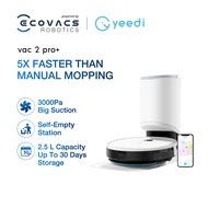 ECOVACS Yeedi Vac 2 pro / Vac 2 pro+ Self Empty Robot Vacuum | Oscillating Mop| 3000Pa Suction | 3D Obstacle Avoidance