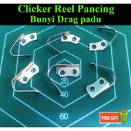 Reel Clicker Mesin Pancing Bunyi Drag Alarm Fishing Reel Clicker Cliker sound