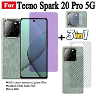 Tecno Spark 20 Pro 5G Anti Blue Light RayกระจกนิรภัยสําหรับTecno Spark 20P 20C GO 2024 2023 ป้องกันห