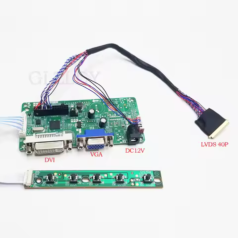 LCD Controller board DVI+VGA for N140B6-L02 N140B6-L06 N140BGE-L12 N140BGE-L21 LP156WH2 B140XW01 136