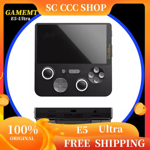 GAMEMT E5 Ultra Portable Game Console 5" 1280x720 IPS Touch Screen 60Hz 5000mAh Hall-Effect Joystick