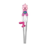 [edison] 3D Stainless Steel Training Chopsticks Stage 1 Right-Hand, 1pc / Korean Training Chopsticks