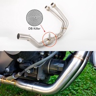 HFMOTO Motorcycle CBR500 Exhaust Pipe Front Section CB500X CBR500 CB500F CBR500R 2013-2019