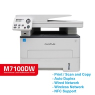 Pantum M7100DW Wireless AIO Laser Printer With Auto Duplex / Network / Wi-Fi and NFC - Print , Scan and Copy