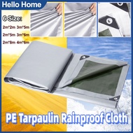 Waterproof Canvas PE Tarpaulin Transparent Rainproof Cloth Canvas Canopy Car Truck Canopy Rain Cloth