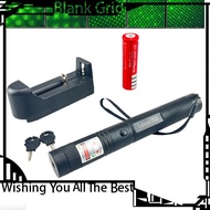 High-Power 5mW Green Laser - 532nm Long-Distance Pointer Pen with 18650 Battery & Charger (Durable &