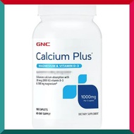 GNC - 鈣1000鈣鎂D3維持骨骼健康180粒新包裝 平行進口