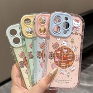Cartoon Hello Kitty iPhone Case For 17 Pro Max Trendy Cute Cover 16/15/14 Pro