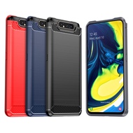 Suitable for SAMSUNG SAMSUNG Galaxy A80 Phone Case A80 Solid Color All-Inclusive Brushed Anti-Slip S
