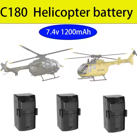 RC ERA 7.4V 1200mah LiPo Battery for C180 BO105 Scale RC Helicopter Original Spare Parts