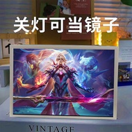 Honor of Kings Li Xin figure merchandise, Lan Yao, Da Si Ming, Ma Chao, Li Bai mirror, glowing night