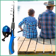 Youth Fishing Pole Tackle Box Beginner Set 1.6m/5.25 feet Telescopic Fishing Rod Kids Fishing Gear F