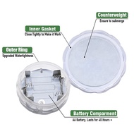 【AiBi Home】-Bath Tub Lights Wireless, Battery Operated As Shown Plastic for Bathroom Bathtub Light Shower Spa Light