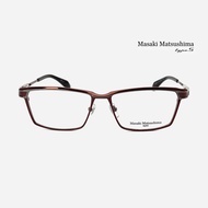 Masaki MF-016 Japan Matsushima Glasses|Large Frame Business Sven Square Pure Titanium Glasses Boy Br