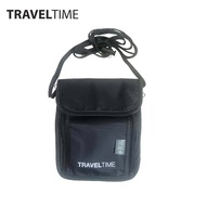 TravelTime RFID Security Neck Bag - Anti-Theft Travel Pouch for Passport & Valuables
