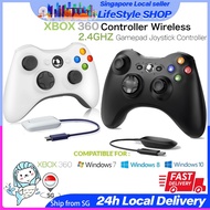 【SG SELLER】XBOX 360 Controller Wireless Game Controller with 2.4G Receiver XBOX 360 Controller Wire Suitable for PC/PS3