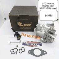 LEO Racing Throttle Body Velocity (Super Head- 4 valve used) SRL115 FI, 34mm/36mm