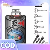 【💝Hot Sale💝】 KST-8807 8 KINGSTER super Portable Karaoke Speaker
