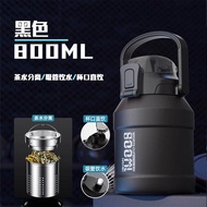 แก้วน้ำอุ่นแบบมีฝาปิด 2 ลิตร แก้วน้ำสแตนเลส 316 ขนาดใหญ่ สำหรับผู้ชาย ความจุขนาดใหญ่ แก้วน้ำแบบใหม่