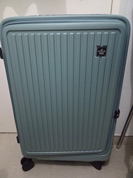 Hallmark 26吋 前揭 可擴充 行李箱 喼湖水綠