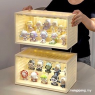 Monroe Department Store Genuine Ready Stock Mystery Box Storage Display Stand with Light Large Trans