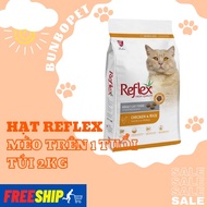 REFLEX Cat Granules 2kg Bag Chicken & Rice - Kitten Granules & Premium Adult Cats