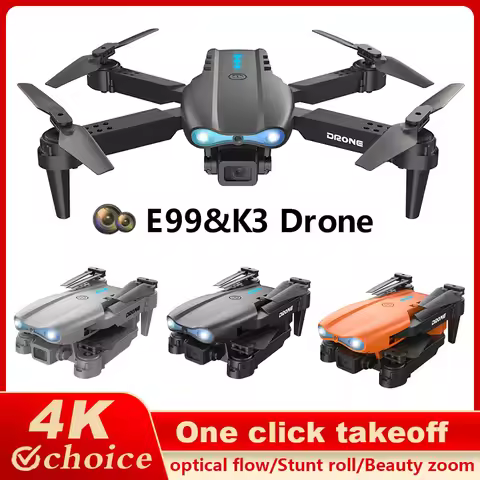 E99 Pro Drone HD Professional Drone Dual Camera WIFI FPV Aircraft Quadcopte Altitude Hold Aerial Pho