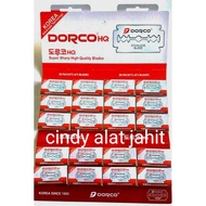 1 pack contains 5 Dorco Stainless HQ Razors premium Razor Blades Razor Blades