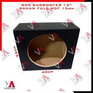 (GRL01) BOX FULL MDF SUBWOOFER 12 INCH BOKS SUB AUDIO MOBIL TEBAL 15MM