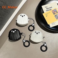 For Samsung Galaxy Buds Core / Buds FE Case Cute Ghost Galaxy Buds FE Silicone Soft Case Cartoon Sam