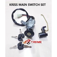 MODENAS KRISS110 KRISS-1 KRISS 2 KRISS100 KRISS120 MR1 MAIN SWITCH SET KUNCI SWITCH FULL SET