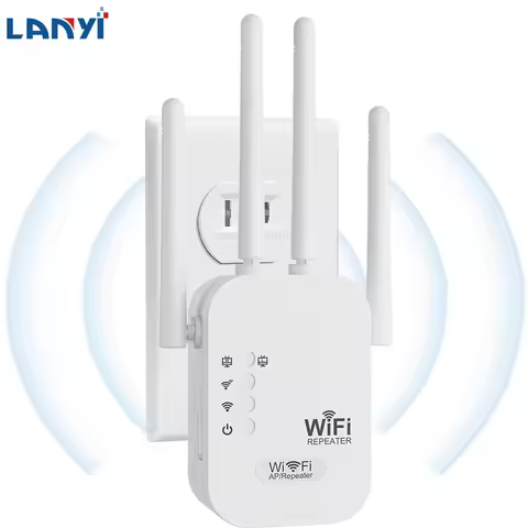 WiFi Repeater,Internet Booster, Long Range WiFi Extenders Signal Booster for Home, WiFi Repeater wit