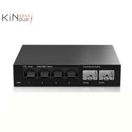 2.5Gb Switch 4 Port 2.5G Unmanaged Network Switch with 2 Port 10GbE SFP+ Slot Home Setup Ethernet Sw