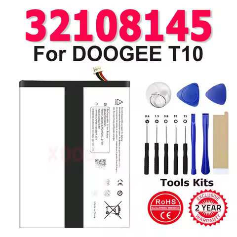 100% Brand New 32108145 Battery 8300mAh For DOOGEE T10 Bateria Mobile Phone Accessories Batteries+Fr