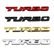 Metal Quality TURBO Logo 3D Car Emblem Motorcycle Sticker Badge Adhesive Tailgate Emblem Trim Decal 