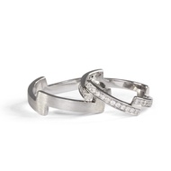 LAVERA Diamond - White Gold Wedding Bands  แหวนคู่/แหวนแต่งงาน ทองขาว