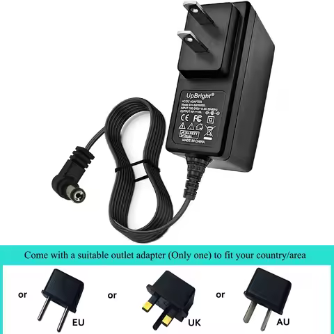 12V 1.5A AC Adapter for CASIO CDP-100 CDP-200 CDP-200R WK-500 PX-575 Stereo Sampling Digital Piano K
